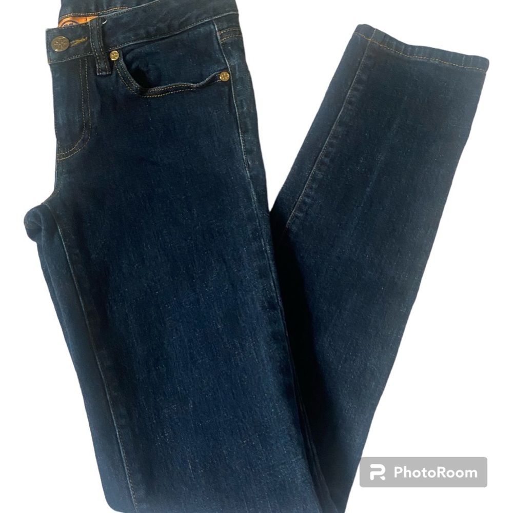⚜️HP⚜️ Tory Burch Dark Wash Super Skinny Jeans